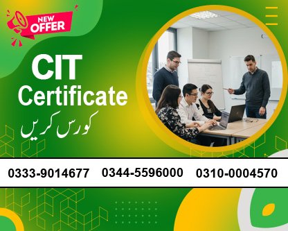 CIT Certificate in IT Course